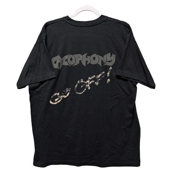 Y2K Mid 2000's Cacophony Go Off Metal Band T Shirt - Picture 2 of 5
